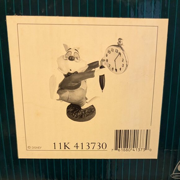 WDCC "No Time to Say Hello-Goodbye" White Rabbit Ornament New in Box with COA - Picture 12 of 12